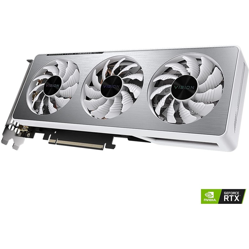 GIGABYTE GeForce RTX 3060 Ti Vision OC 8G (REV2.0) Graphics Card, WINDFORCE 3X Cooling System, LHR, 8GB 256-bit GDDR6, GV-N306TVISION OC-8GD
