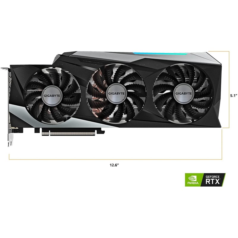GIGABYTE GeForce RTX 3080 Ti Gaming OC 12G Graphics Card, 3X WINDFORCE Fans, 12GB 384-Bit GDDR6X, GV-N308TGAMING OC-12GD Video Card