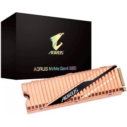 GIGABYTE AORUS NVMe Gen4 M.2 1TB PCI-Express 4.0 Interface High Performance Gaming, Full Body Copper Heat Spreader, Toshiba 3D NAND, DDR Cache Buffer
