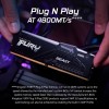 Kingston Fury Beast RGB 32GB (2X16)  5600MT/s DDR5 CL40 DIMM Desktop Memory (Kit of 2) | Intel XMP 3.0 | Infrared Sync Technology | Overclocking Stability