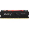 Kingston FURY Beast RGB 8GB 3200MHz DDR4 CL16 Desktop Memory Single Stick KF432C16BBA/8