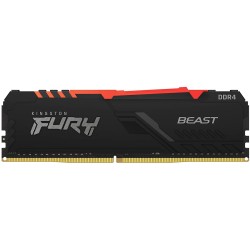 Kingston FURY Beast RGB 8GB 3200MHz DDR4 CL16 Desktop Memory Single Stick KF432C16BBA/8