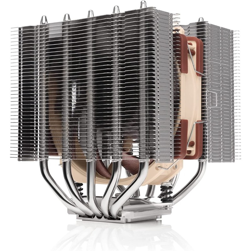 Noctua NH-D12L, Low-Height Dual-Tower CPU Cooler (120mm, Brown)