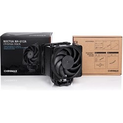 Noctua NH-U12A chromax.Black, 120mm Single-Tower CPU Cooler (Black)