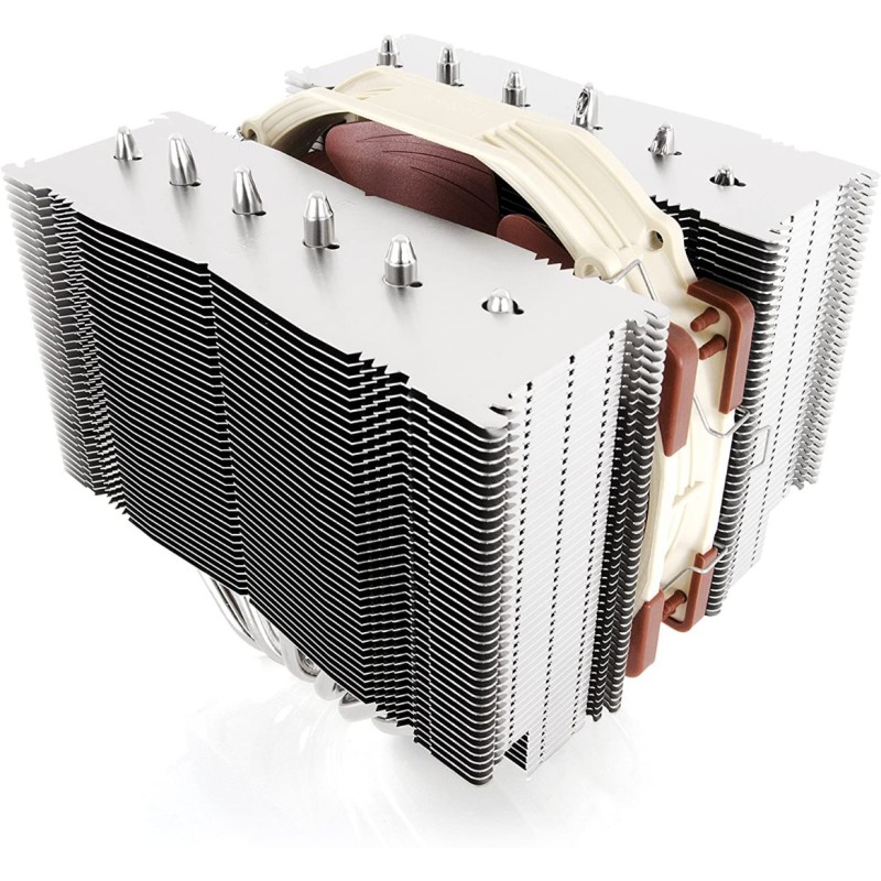 Noctua NH-D15S, Premium Dual-Tower CPU Cooler with NF-A15 PWM 140mm Fan (Brown)
