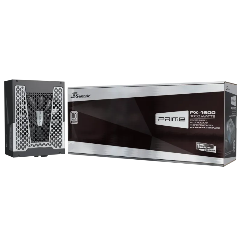 Seasonic Prime PX-1600 1600W ATX 3.1 80 Plus Platinum Fully Modular