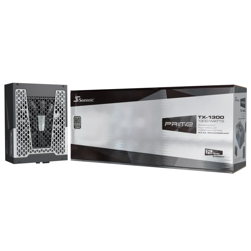 Seasonic Prime TX-1300 1300W ATX 3.1 80 Plus Titanium Fully Modular