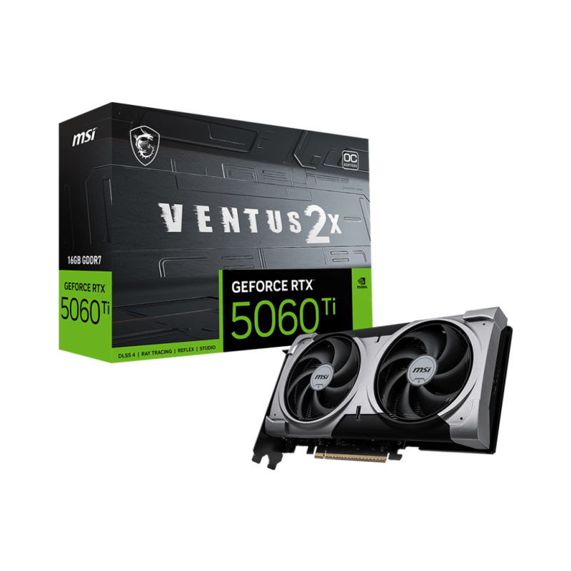 MSI GeForce RTX 5060 Ti 16G VENTUS 2X OC PLUS