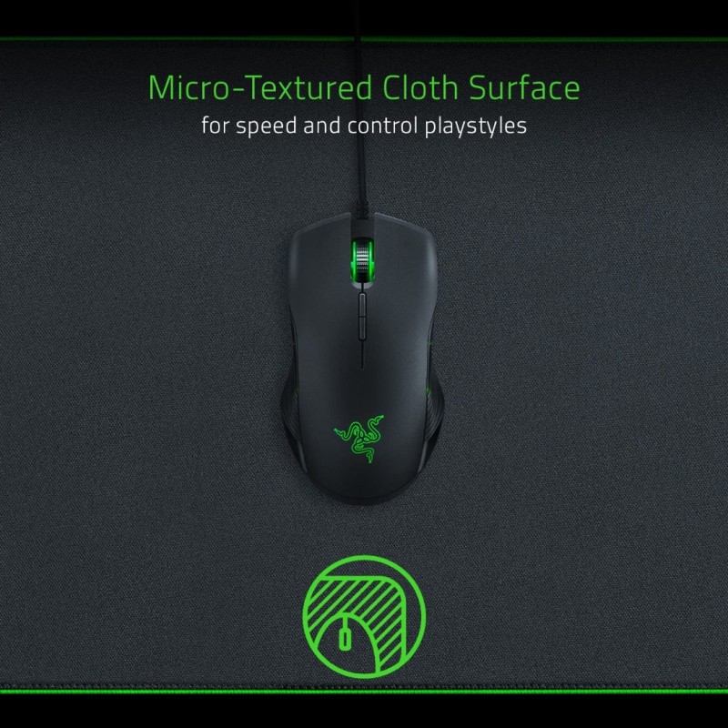 Razer Goliathus Chroma Soft Gaming Mouse Mat Powered by Razer Chroma Black