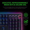 Razer Huntsman Elite Gaming Keyboard: Fastest Keyboard Switches Ever - Linear Optical Switches - Chroma RGB Lighting - Magnetic Plush Wrist Rest - Dedicated Media Keys & Dial - Classic Black