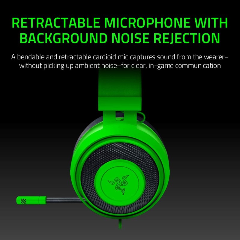 Razer Kraken Tournament Edition THX 7.1 Surround Sound Gaming Headset: Retractable Noise Cancelling Mic - USB DAC - for PC