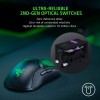 Razer Viper Ultimate Lightest Wireless Gaming Mouse: Fastest Gaming Switches - 20K DPI Optical Sensor - Chroma Lighting - 8 Programmable Buttons - 70 Hr Battery - Classic Black