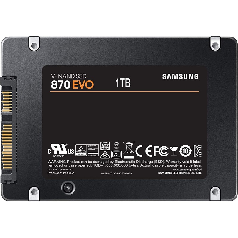 Samsung 870 EVO 1TB 2.5 Internal SSD - MZ-77E1T0BW