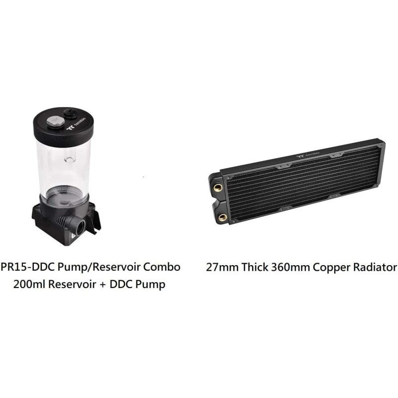 Thermaltake Pacific C360 Copper Radiator PETG Hard Tube Water Cooling Kit