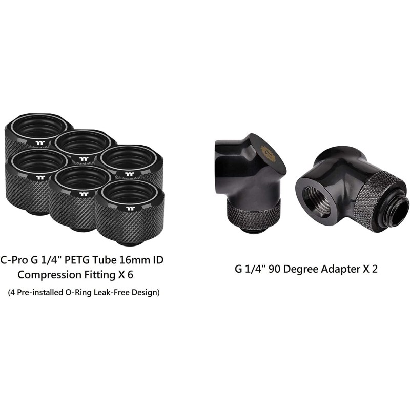 Thermaltake Pacific C360 Copper Radiator PETG Hard Tube Water Cooling Kit