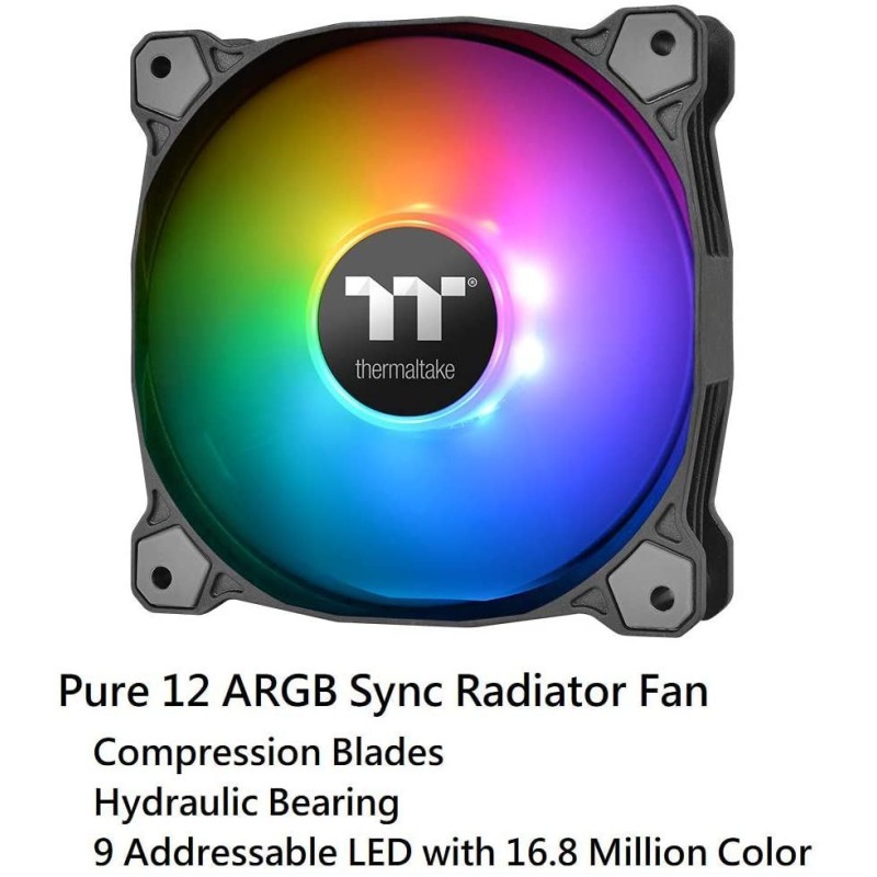 Thermaltake Water 3.0 ARGB Motherboard Sync Edition AMD/Intel LGA1200 Ready 240 All-in-One Liquid Cooling System