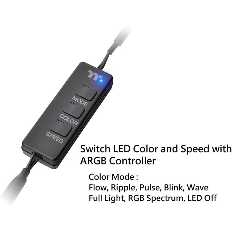 Thermaltake Water 3.0 ARGB Motherboard Sync Edition AMD/Intel LGA1200 Ready 360 All-in-One Liquid Cooling System