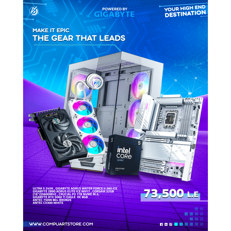 MAKE IT EPIC, ULTRA 5 RTX 5060TI 8GB