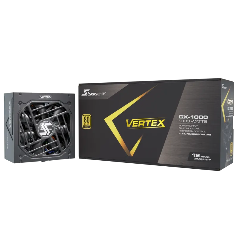 Seasonic Vertex GX-1000 1000W ATX 3.1 80 Plus Gold Fully Modular