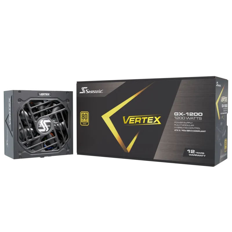 Seasonic Vertex GX-1200 1200W ATX 3.1 80 Plus Gold Fully Modular
