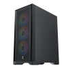 XIGMATEK LUX S Black Mesh PC Case - 4 ARGB Fan