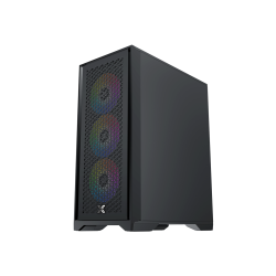 XIGMATEK LUX S Black Mesh PC Case - 4 ARGB Fan