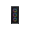 XIGMATEK LUX G Black PC Case - 4 Pre-installed ARGB Fans