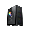 XIGMATEK LUX S Black Mesh PC Case - 4 ARGB Fan