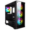 XIGMATEK VENOM X BLACK & 650W MID TOWER CASE