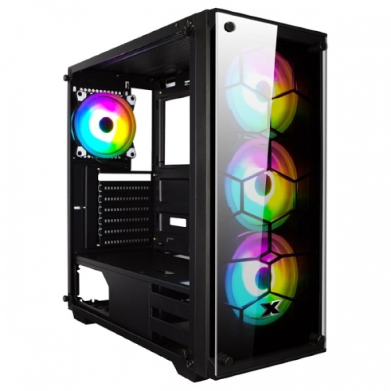 XIGMATEK VENOM X BLACK & 650W MID TOWER CASE