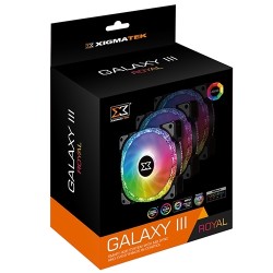 Galaxy III Royal (3x BR120 Fans, ARGB MB SYBC Control Box & Remote Controller, Color Box)