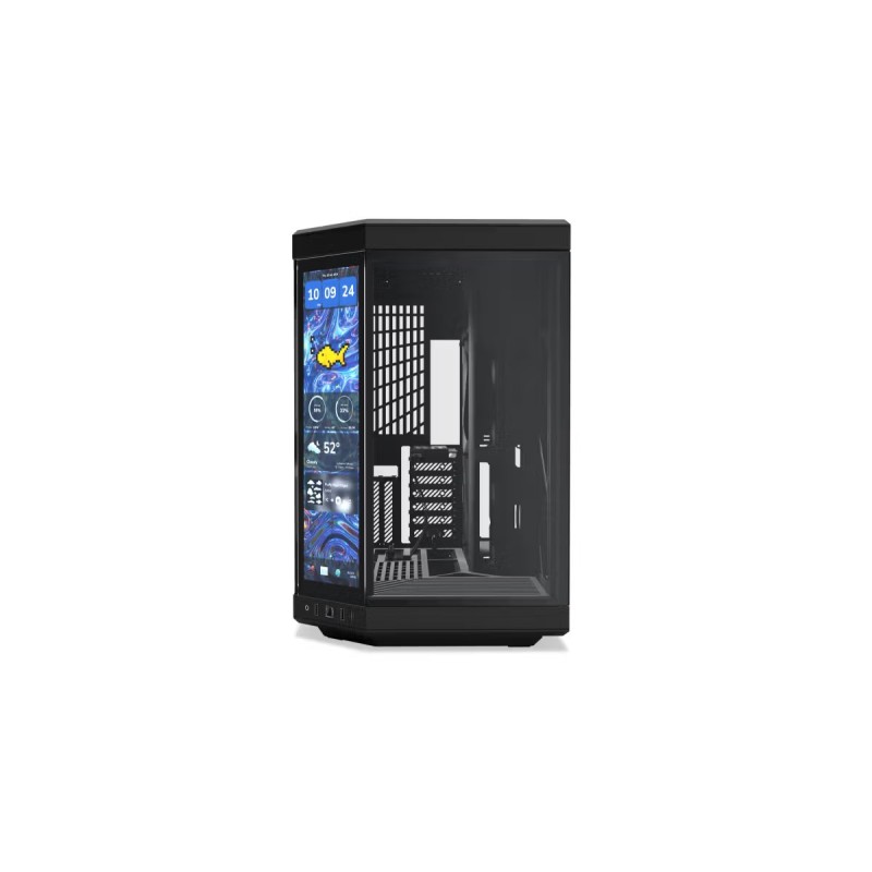HYTE Y70 touch infinite with 2.5k IPS Panal with Gen 4.0 Riser Cable Black