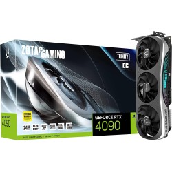 ZOTAC Gaming GeForce RTX 4090 Trinity OC 24GB GDDR6X 384-bit 21 Gbps PCIE 4.0 Gaming Graphics Card, IceStorm 3.0 Advanced Cooling, Spectra 2.0 RGB Lighting
