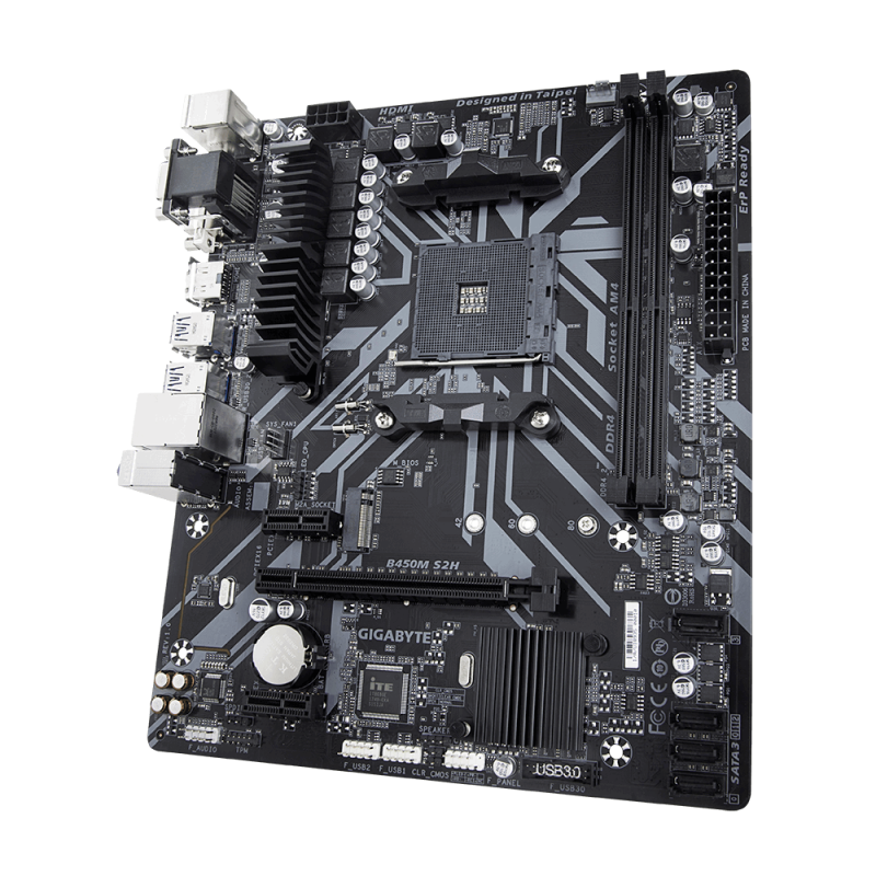 GIGABYTE B450M S2H