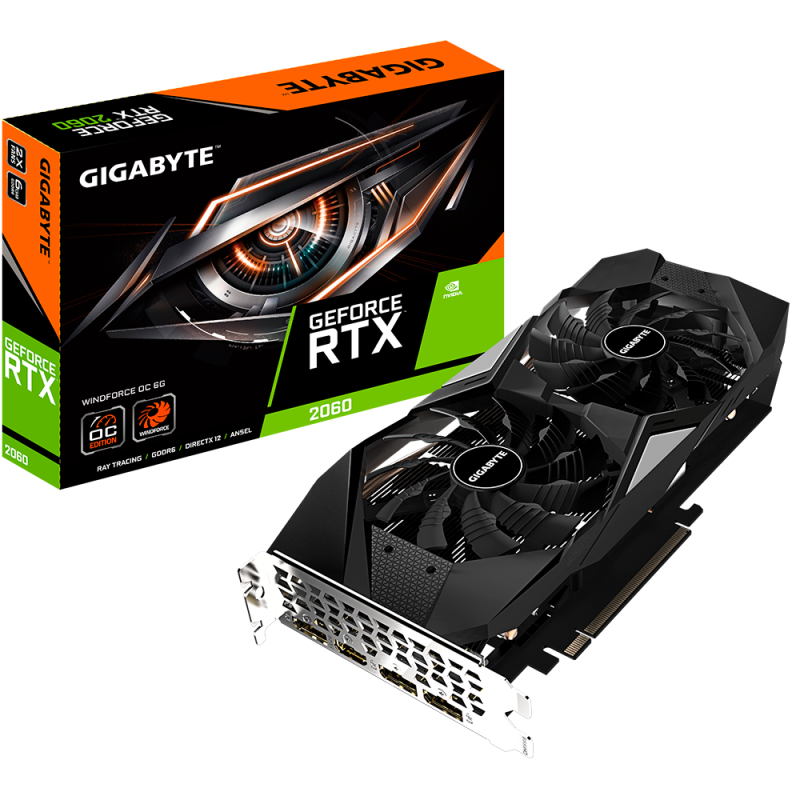 GIGABYTE RTX 2060 6GB 192-Bit GDDR6