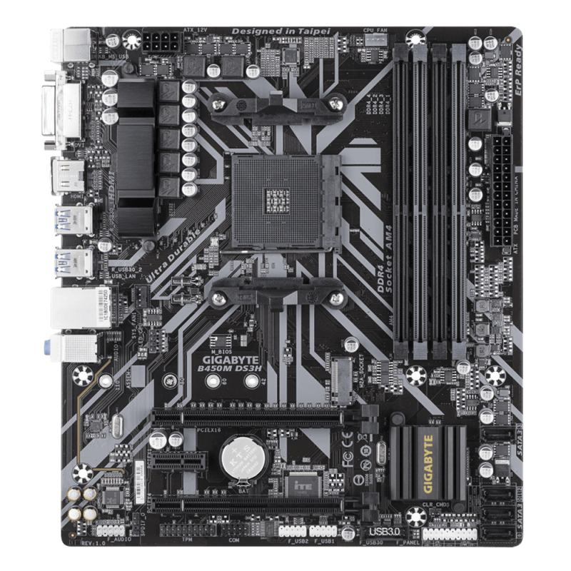 Gigabyte B450M DS3H