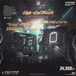 Ryzen Thread Ripper 2990WX & X399 MSI MEG Creation