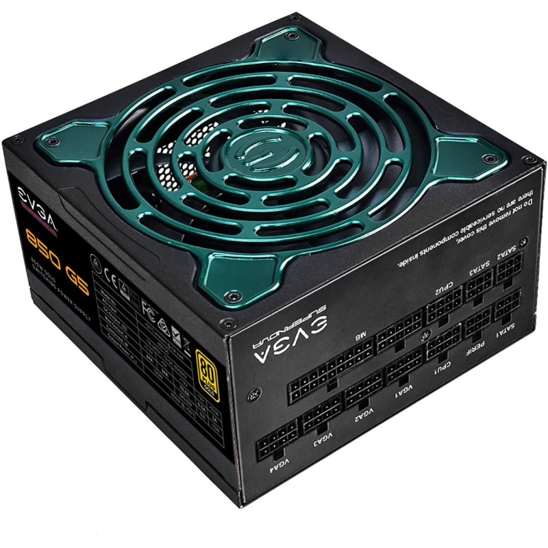 EVGA 220-G5-0850-X1 Super Nova 850 G5, 80 Plus Gold 850W, Fully Modular, ECO Mode with Fdb Fan