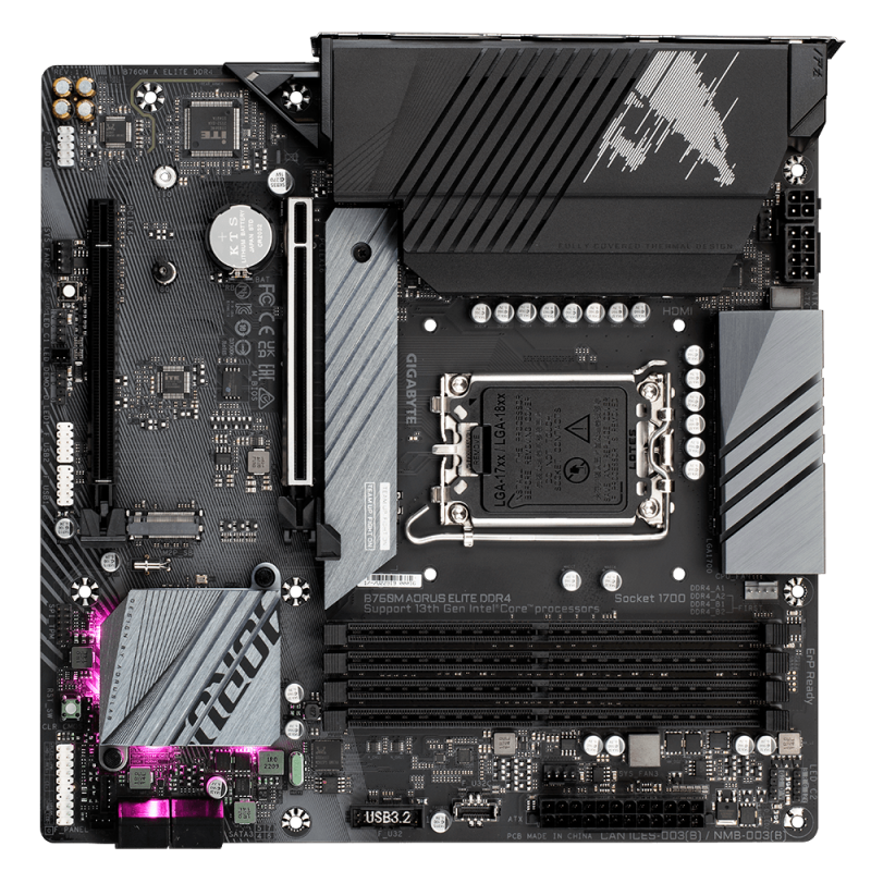 Gigabyte B760M AORUS ELITE DDR4 (rev. 1.x)