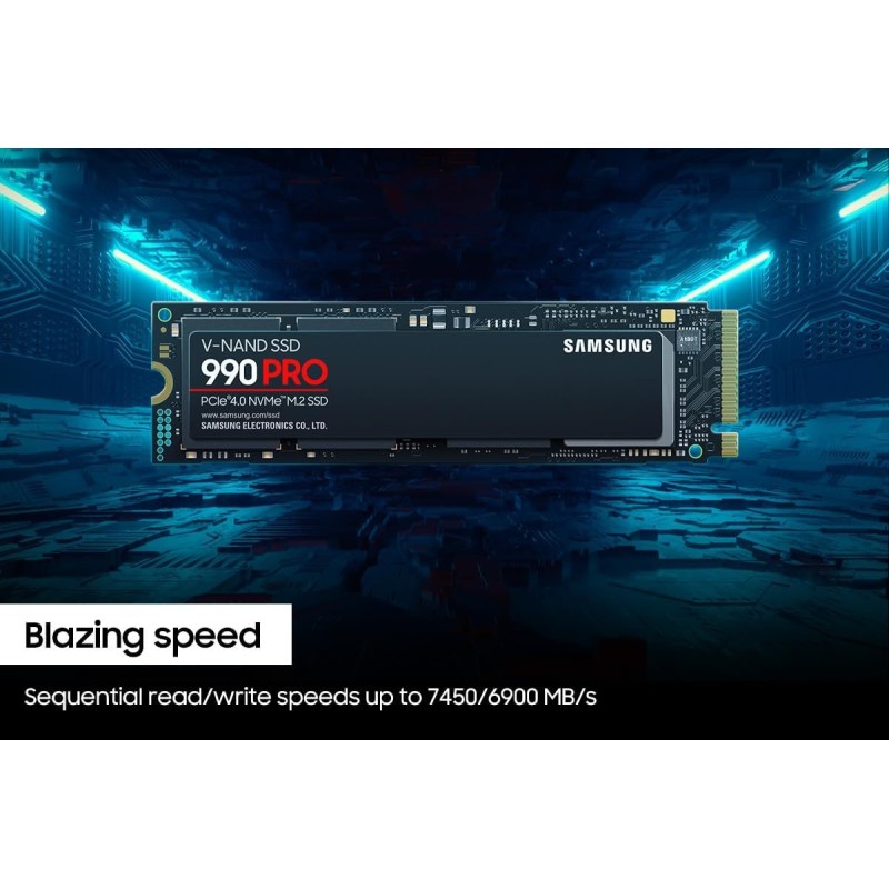 Samsung 990 PRO 1TB PCIe Gen4. X4 NVMe