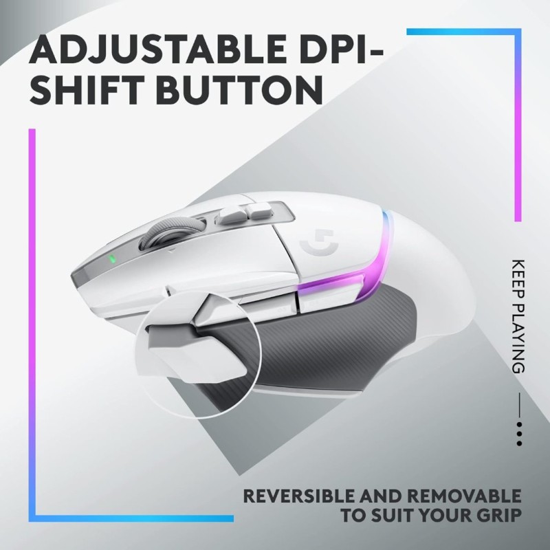 Logitech G502 X Plus White Wireless Gaming Mouse