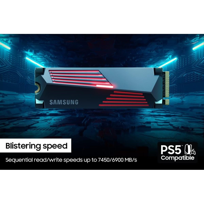 Samsung 990 PRO M2 NVME 1TB with Heatsink