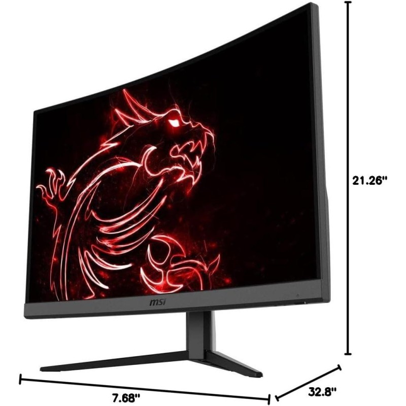 MSI Optix G32CQ4 E2 QHD 1500R Curvature 16:9 Aspect Ratio Non-Glare Super Narrow Bezel 1ms 2560 x 1440 170Hz