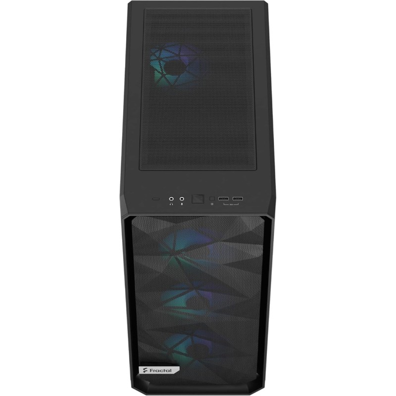 Fractal Meshify 2 Compact Lite RGB Black TG Light tint