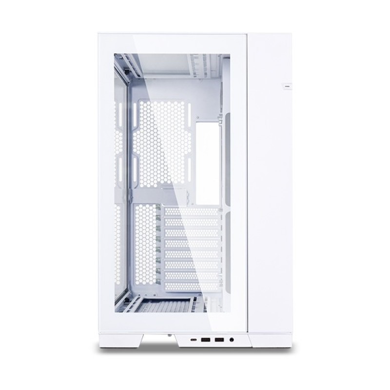 Lian Li O11 Dynamic EVO Mid Tower White  With  ST120 White