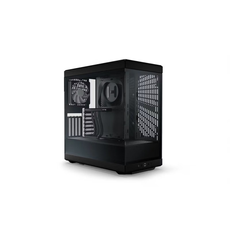 HYTE Y40 All Black with 2 Fans and Gen 4.0 Riser Cable