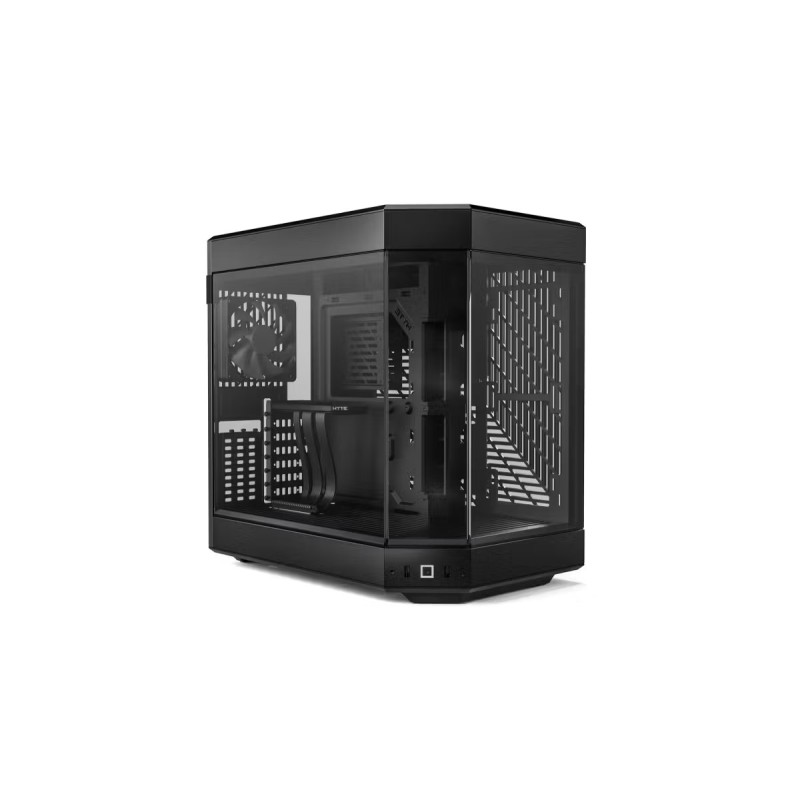 HYTE Y60 with 3 Fans with Gen 4.0 Riser Cable All Black