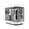 HYTE Y60 with 3 Fans with Gen 4.0 Riser Cable All white