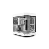HYTE Y60 with 3 Fans with Gen 4.0 Riser Cable All white