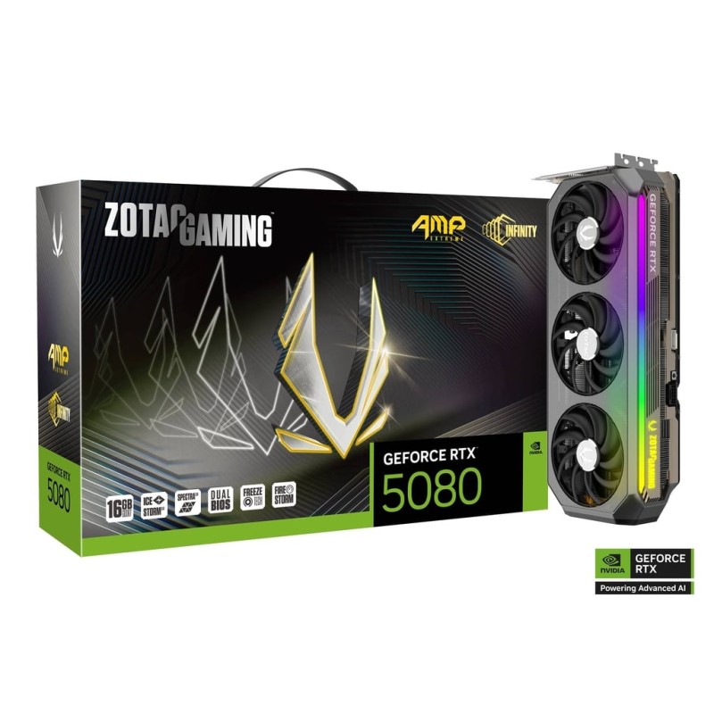 ZOTAC GeForce RTX 5080 AMP Extreme INFINITY 16GB GDDR7